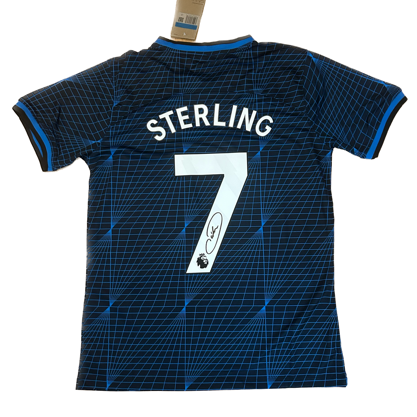 Signed Raheem Sterling Chelsea Away Shirt 2023/24