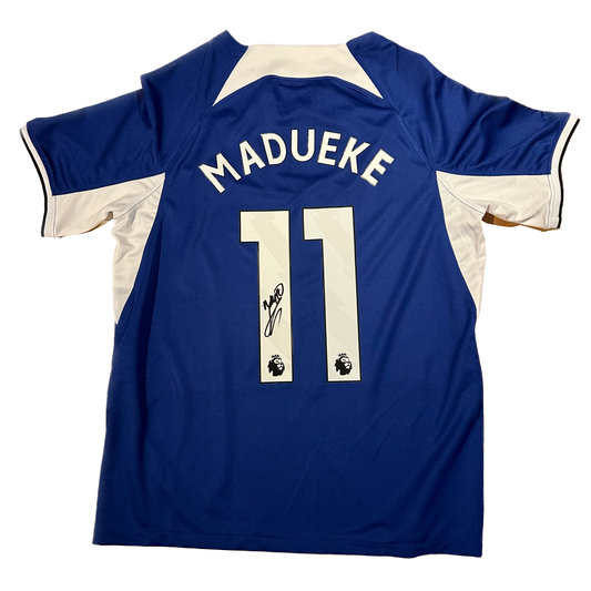 Signed Noni Madueke Chelsea Home Shirt 2023/24