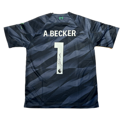 Signed Alisson Becker Home Shirt 2023/24
