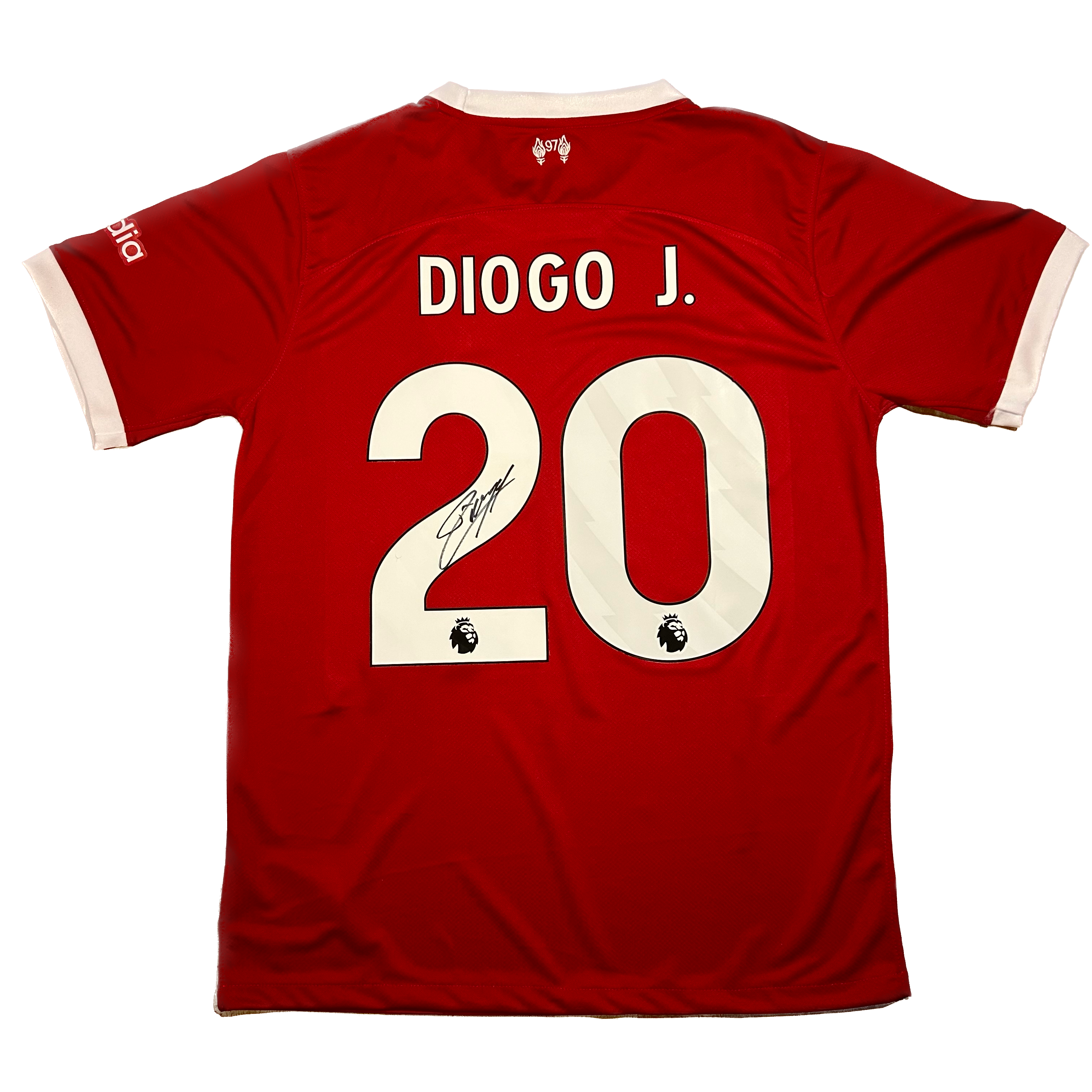 Signed Diogo Jota Liverpool Home Shirt 2023/24 – ARMEMORABILIA