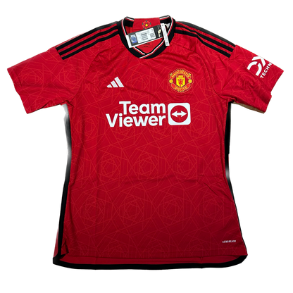 Signed Aaron Wan-Bissaka Manchester United Home Shirt 2023/24