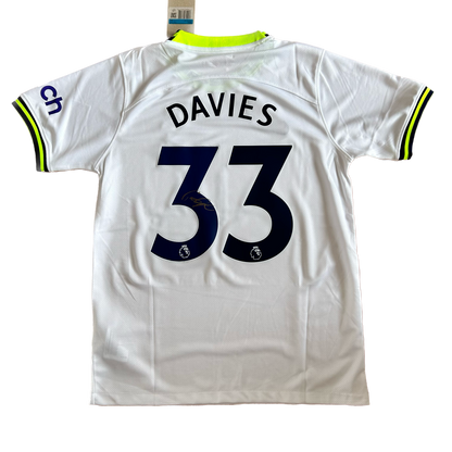 Signed Ben Davies Spurs Home Shirt 22/23