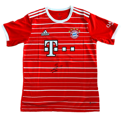 Signed Serge Gnabry Bayern Munich Home Shirt 22/23 (Front and Back)