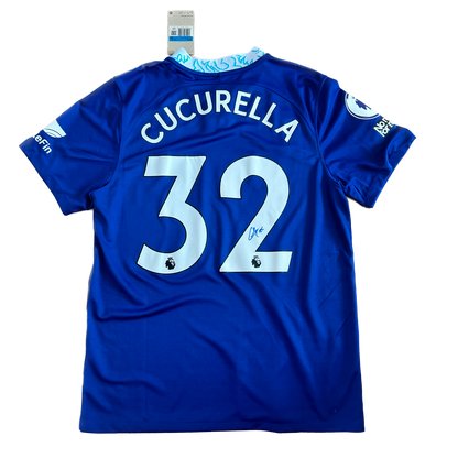Signed Cucurella Chelsea Home Shirt 22/23