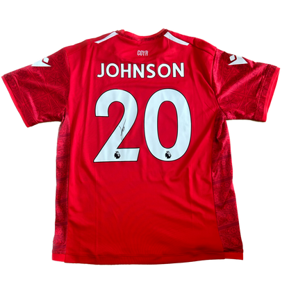 Signed Brenan Johnson Nottingham Forest Home Shirt 22/23