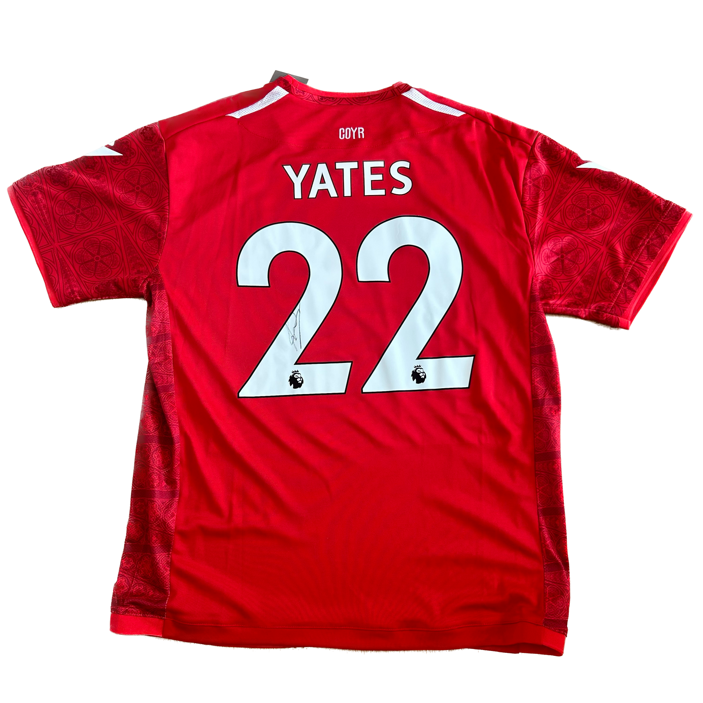 Signed Ryan Yates Nottingham Forest Home Shirt 22/23