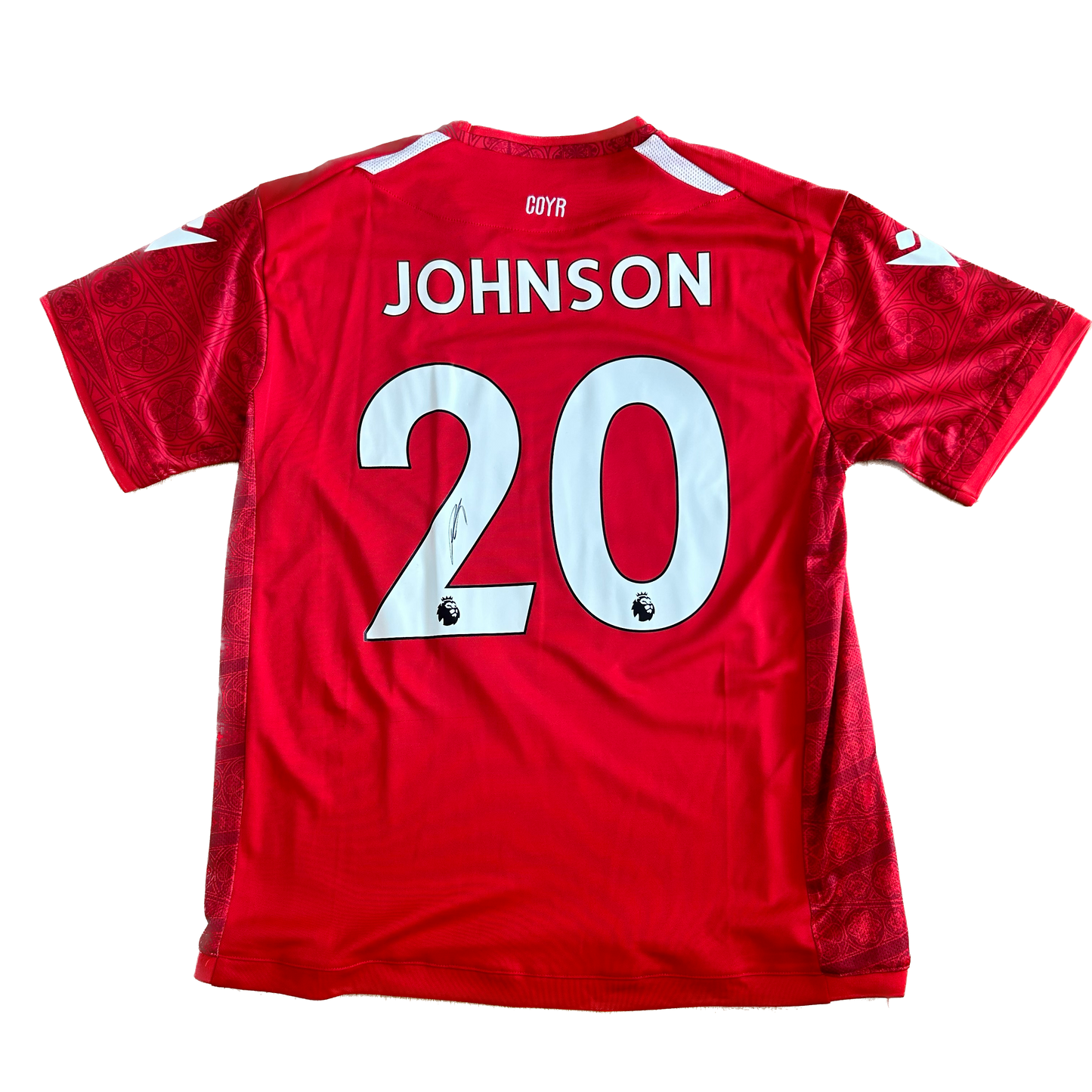 Signed Brenan Johnson Nottingham Forest Home Shirt 22/23