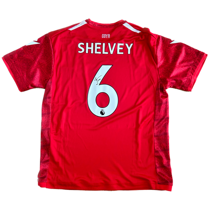 Signed Jonjo Shelvey Nottingham Forest Home Shirt 22/23