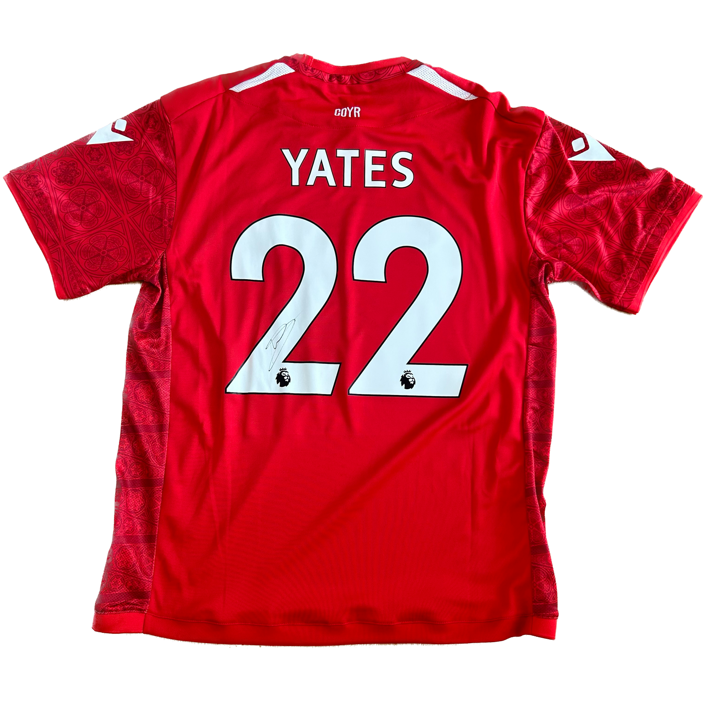 Signed Ryan Yates Nottingham Forest Home Shirt 22/23