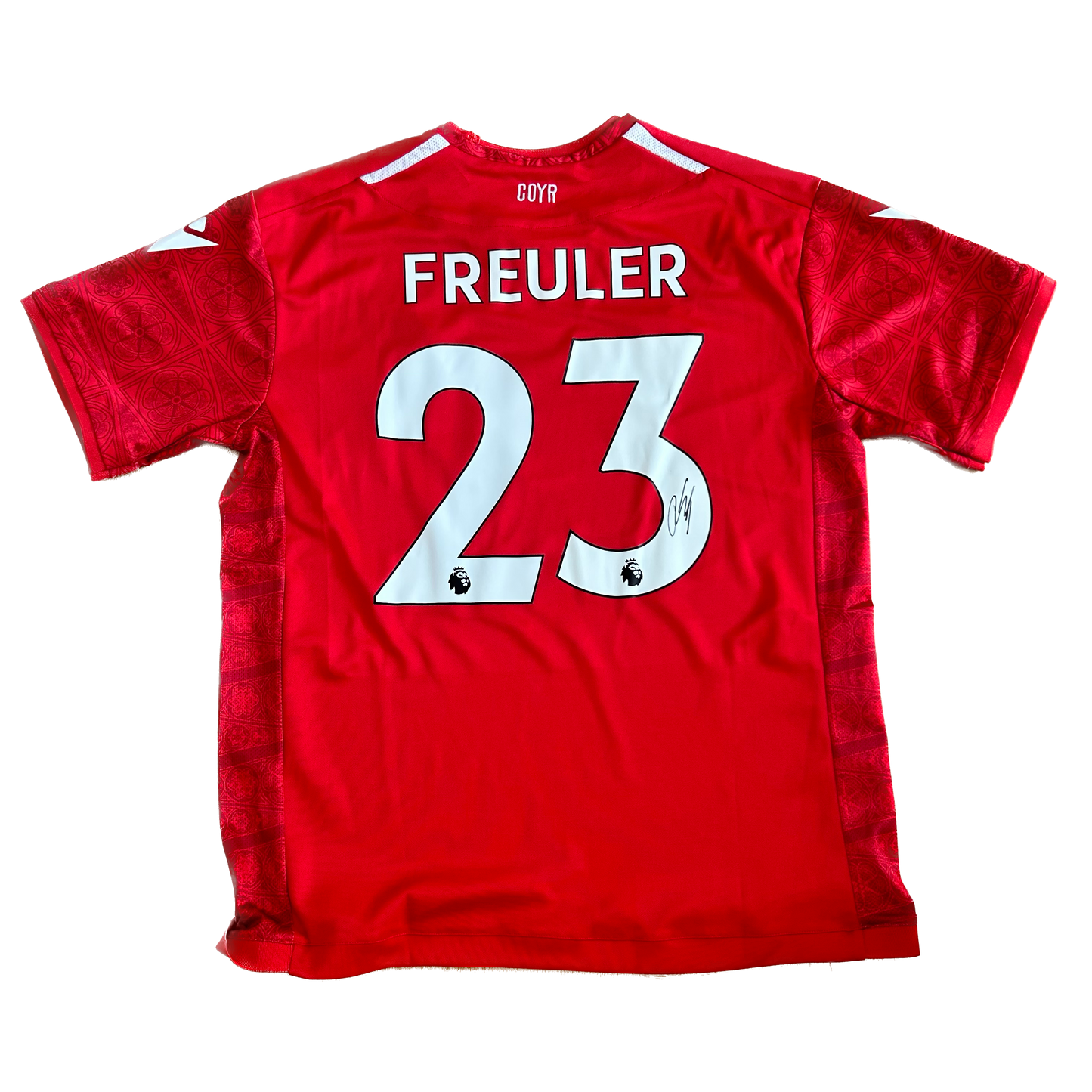 Signed Freuler Nottingham Forest Home Shirt 22/23