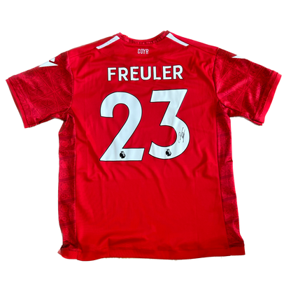 Signed Freuler Nottingham Forest Home Shirt 22/23