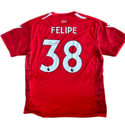 Signed Felipe Nottingham Forest Home Shirt 22/23