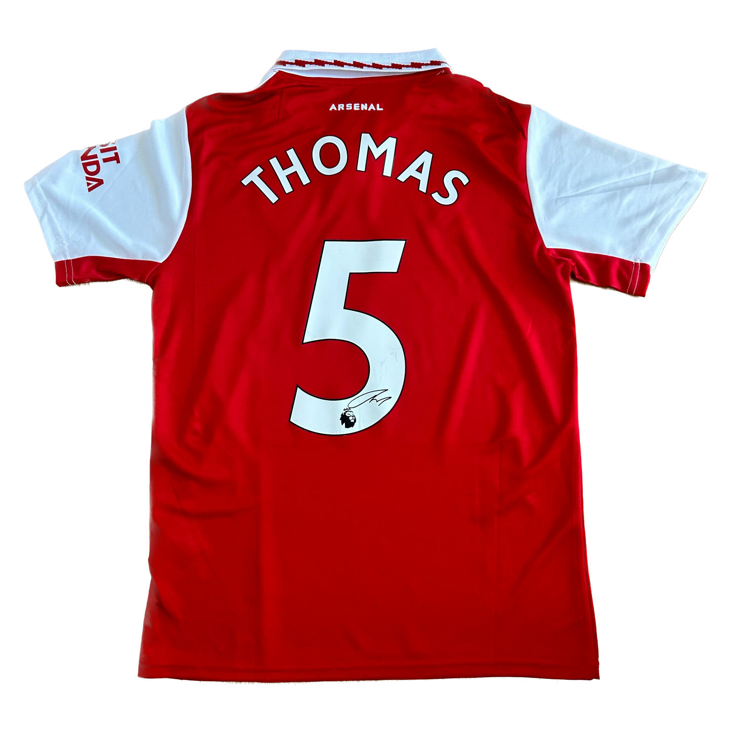 Signed Thomas Partey Arsenal Home Shirt 22/23