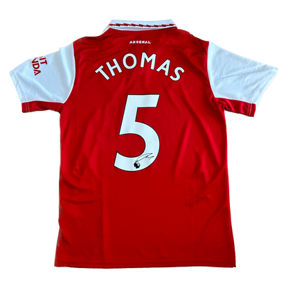 Signed Thomas Partey Arsenal Home Shirt 22/23