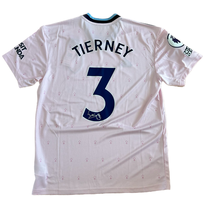 Signed Tierney Arsenal Third Shirt 22/23