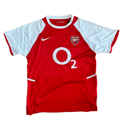 Signed Edu Gaspar Arsenal Home Shirt 2003/04