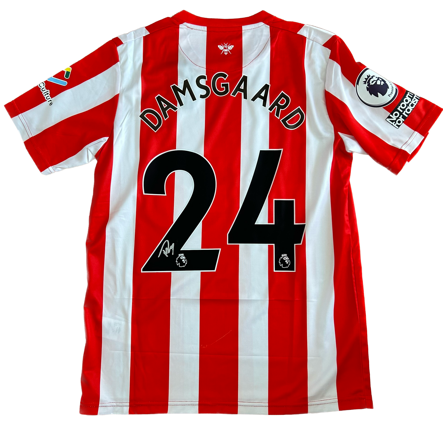 Signed Damsgaard Brentford Home Shirt 2022/23
