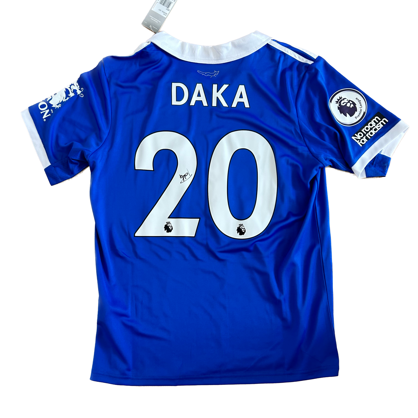 Signed Patson Daka Leicester Home Shirt 2022/23
