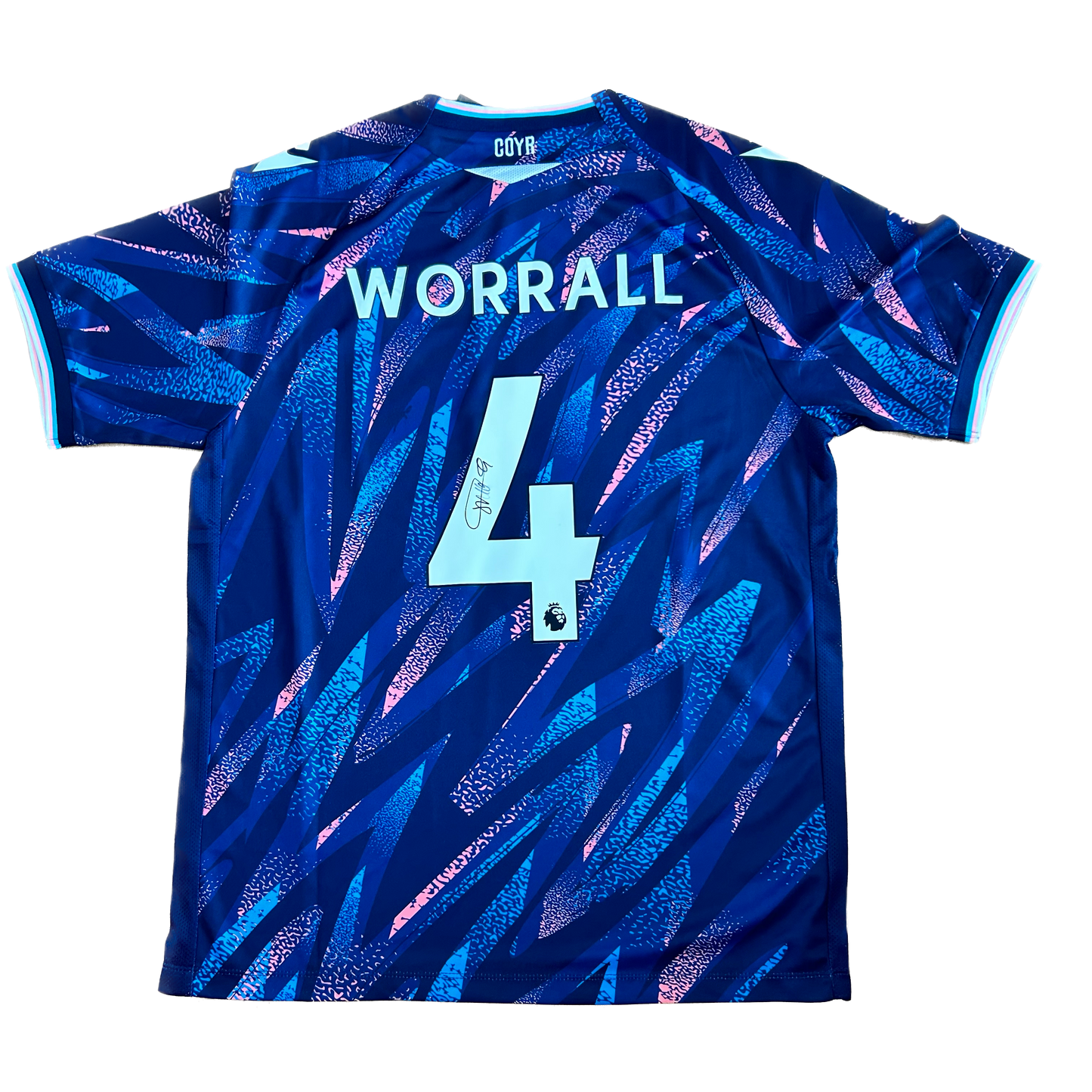 Signed Joe Worrall Nottingham Forest Third Shirt 22/23