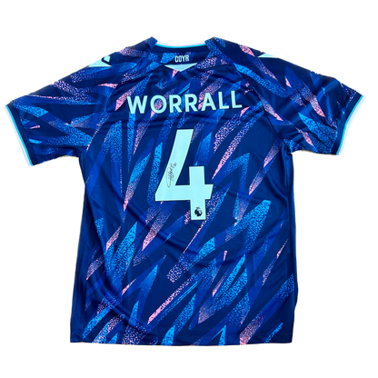 Signed Joe Worrall Nottingham Forest Third Shirt 22/23