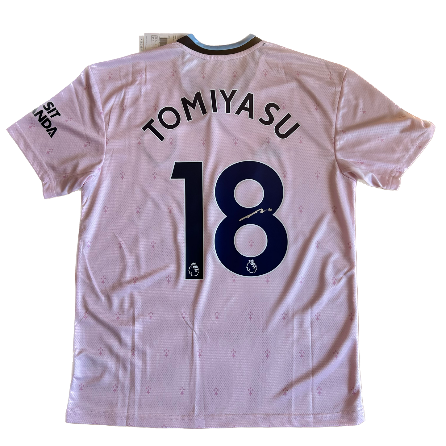 Signed Takehiro Tomiyasu Arsenal Third Shirt 22/23
