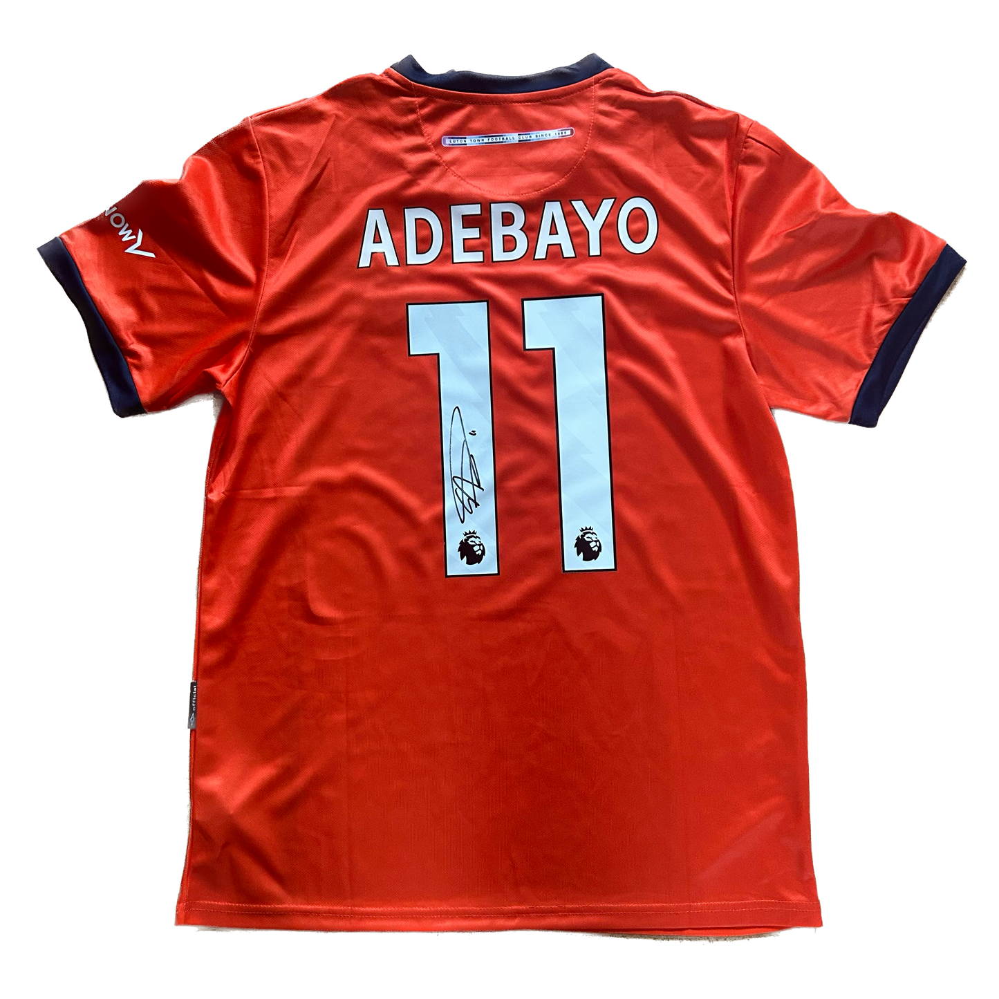 Signed Elijah Adebayo Luton Town Home Shirt 2023/24
