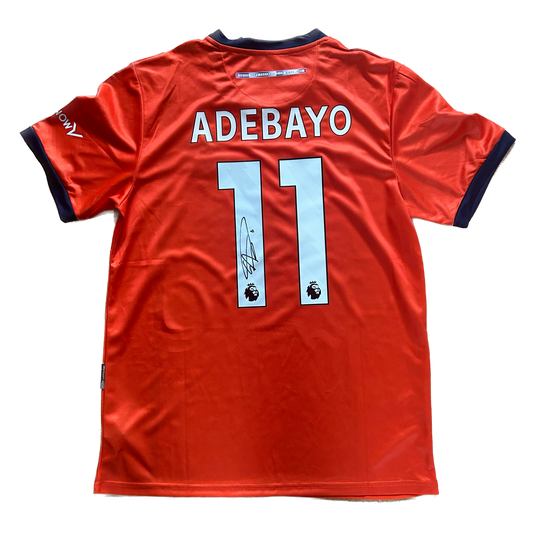 Signed Elijah Adebayo Luton Town Home Shirt 2023/24