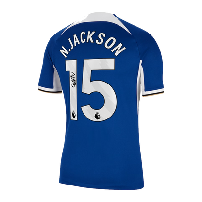 Signed Nicolas Jackson Chelsea Home Shirt 2023/24