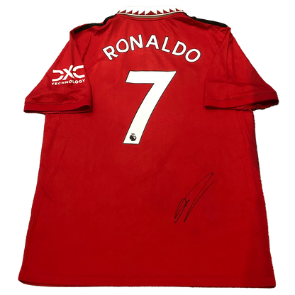 Signed Cristiano Ronaldo Manchester United Home Shirt 2022/23
