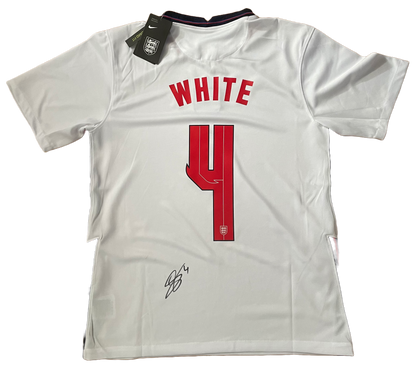 Signed Ben White England Home Shirt 2020/22