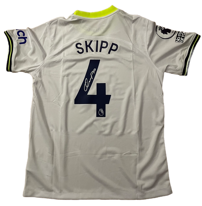 Signed Oliver Skipp Spurs Home Shirt 22/23