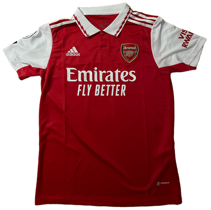 Signed Reiss Nelson Arsenal Home Shirt 22/23