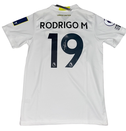 Signed Rodrigo Moreno Leeds Home Shirt 21/22