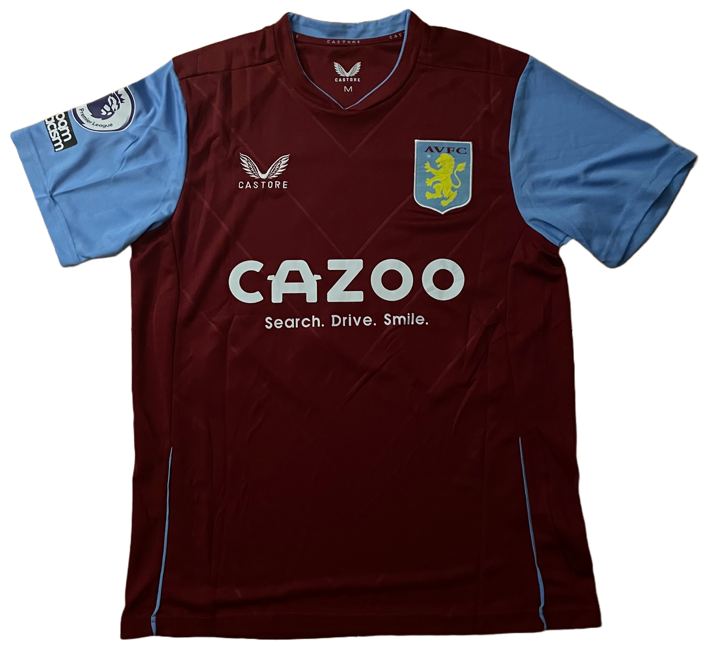 Signed Matty Cash Aston Villa Home Shirt 22/23