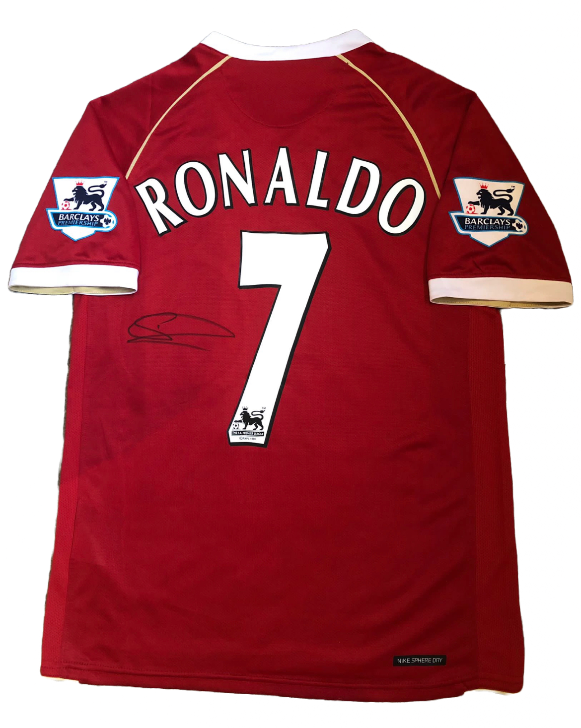 Signed Cristiano Ronaldo Manchester United Home Shirt 06/07