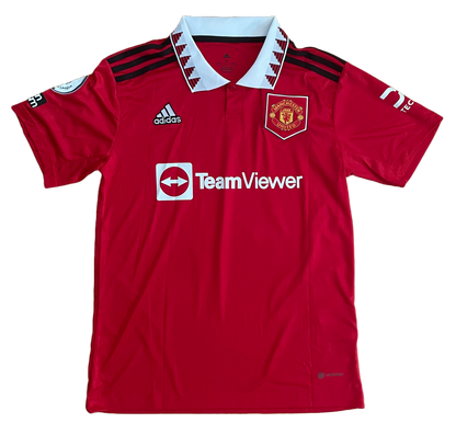 Signed Christian Eriksen Manchester United Home Shirt 22/23