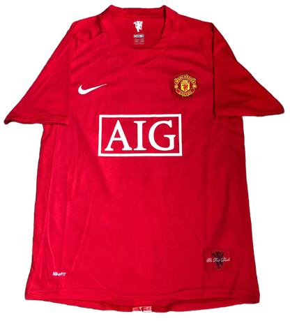 Signed Cristiano Ronaldo Manchester United Home Shirt 2008/09