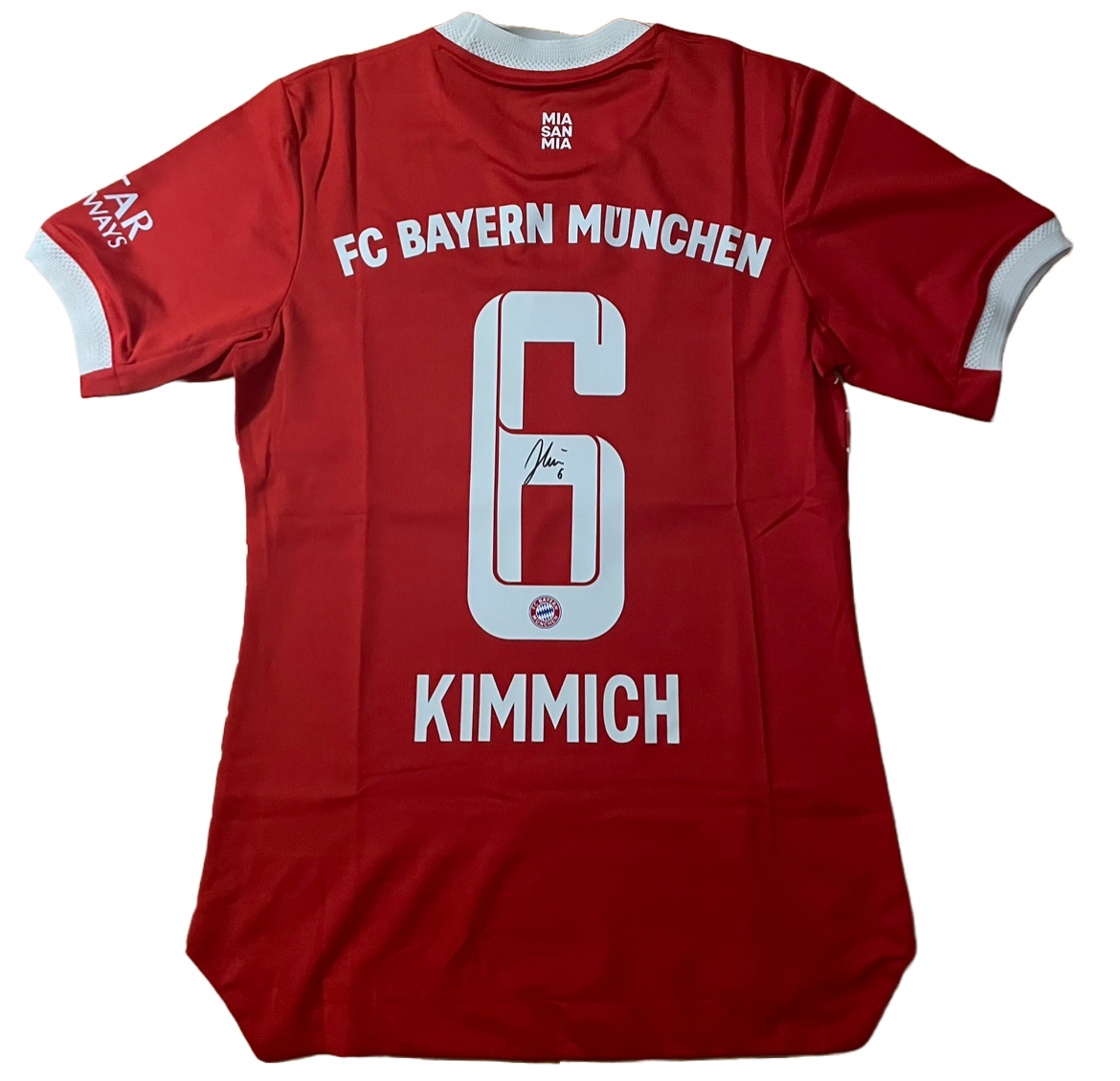 Signed Joshua Kimmich Bayern Munich Player Version Home Shirt 22/23