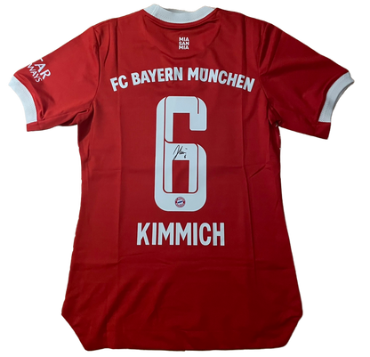 Signed Joshua Kimmich Bayern Munich Player Version Home Shirt 22/23