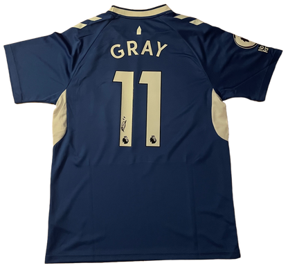 Signed Demarai Gray Everton Home Shirt 22/23