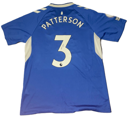 Signed Patterson Everton Home Shirt 22/23