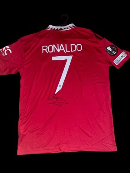 Signed Cristiano Ronaldo Manchester United Home Shirt 2022/23