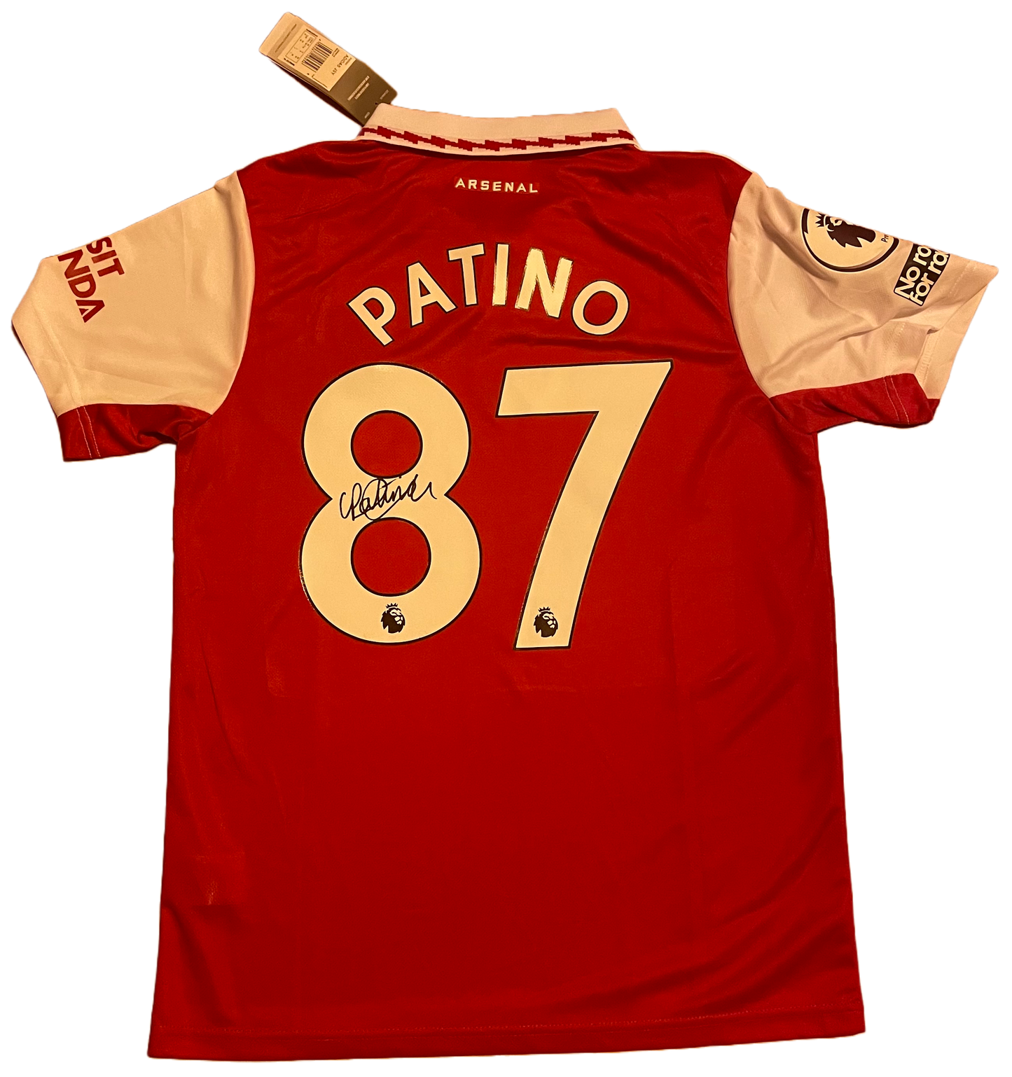 Signed Charlie Patino Arsenal Home Shirt 22/23