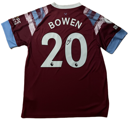 Signed Jarrod Bowen West Ham Home Shirt 22/23