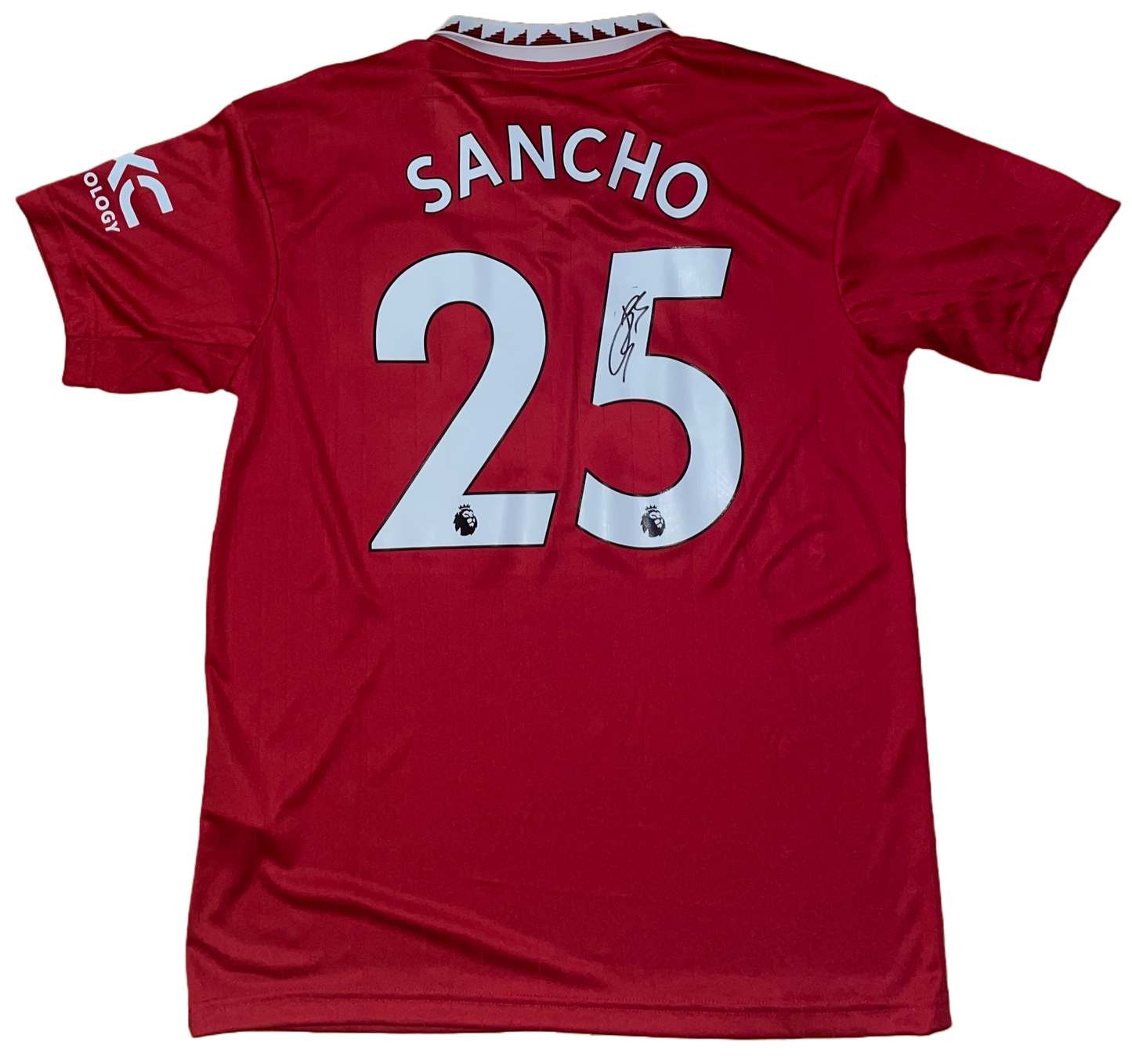 Signed Jadon Sancho Manchester United Home Shirt 22/23