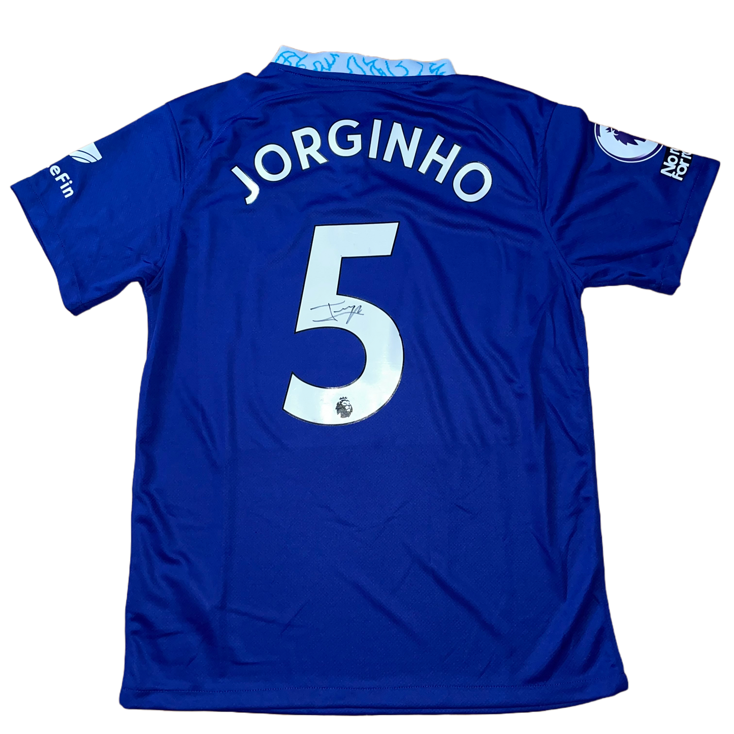 Signed Jorginho Chelsea Home Shirt 22/23