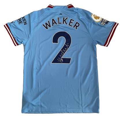 Signed Kyle Walker Manchester City Home Shirt 22/23