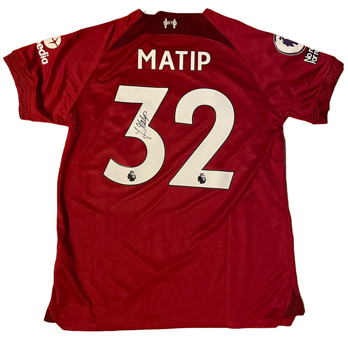 Signed Joel Matip Liverpool Home Shirt 22/23