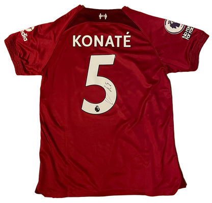 Signed Konaté Liverpool Home Shirt 22/23