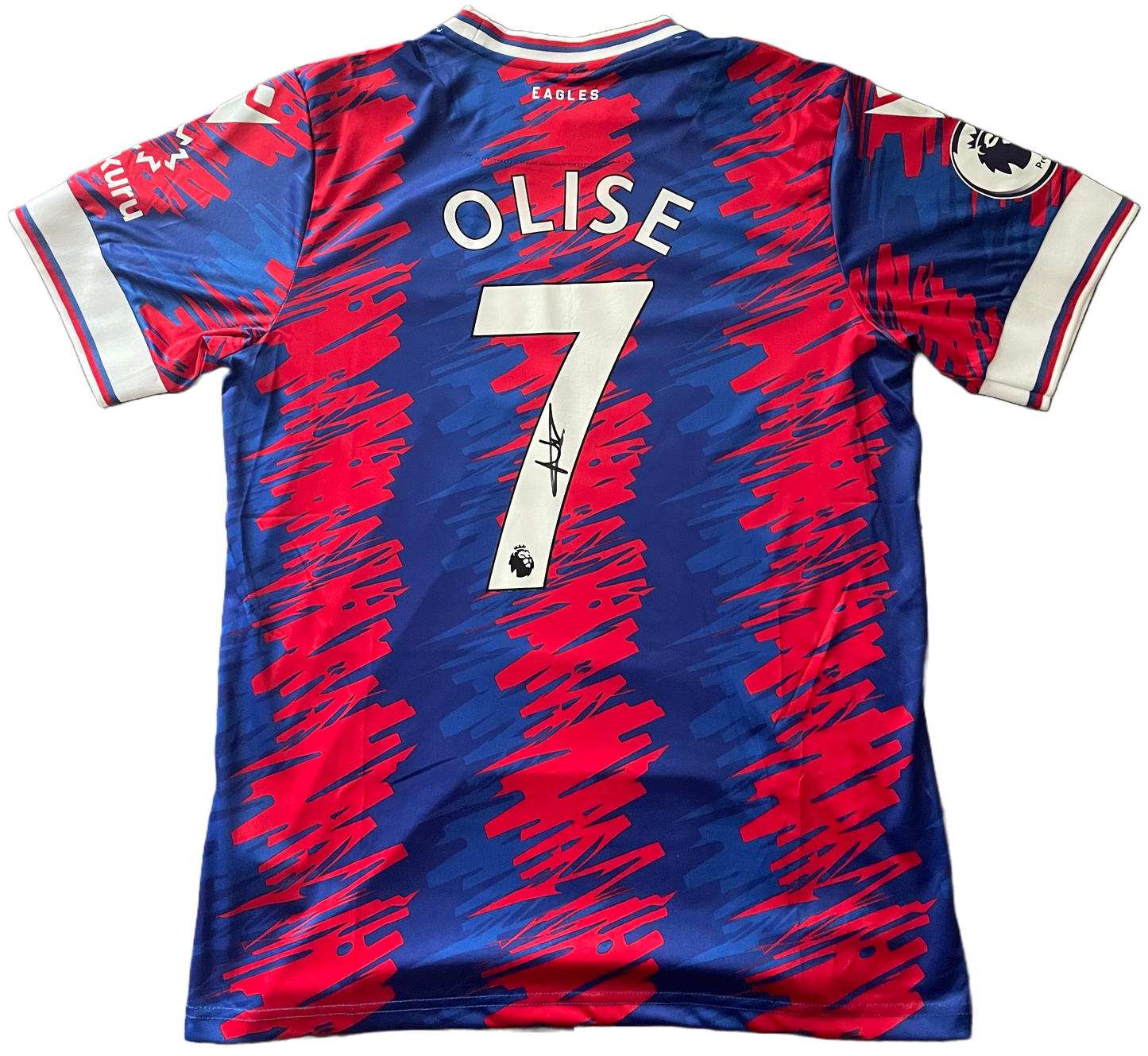 Signed Michael Olise Crystal Palace Home Shirt 22/23